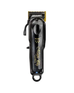 Wahl Black Cordless Magic Clip avant sur un fond blanc