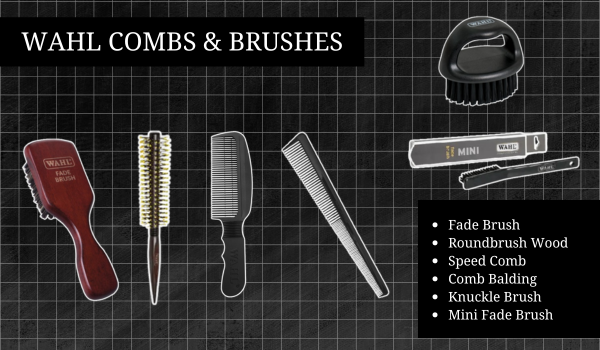 wahl combs and brushes